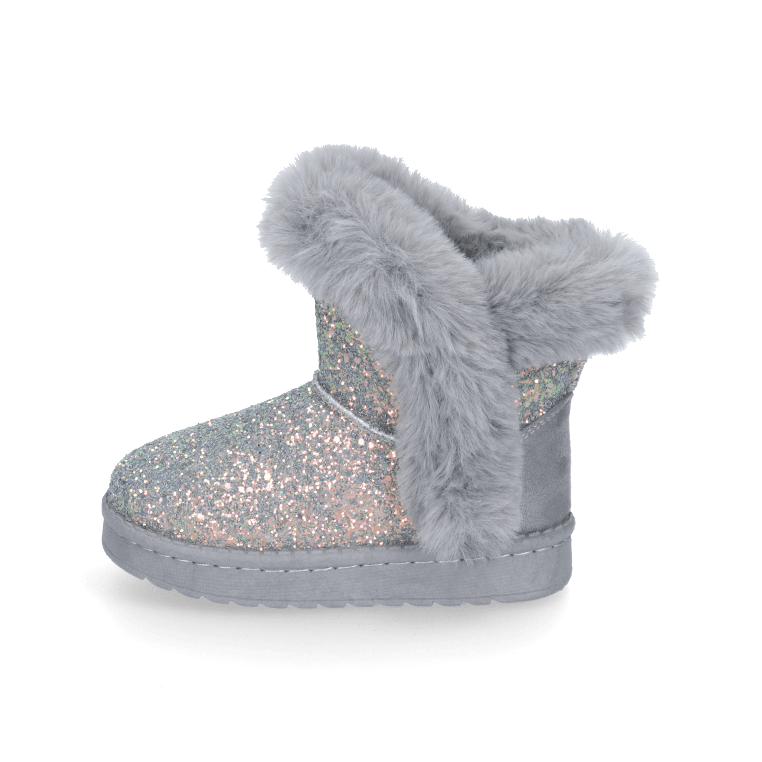 Reno-Schuhe-DooDogs-Winter-Boot-Maedchen-grau mit fell