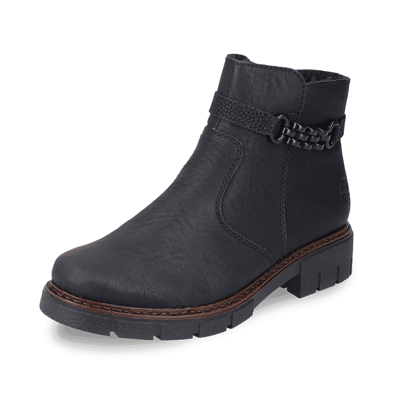 Reno Rieker Damen Stiefel schwarz