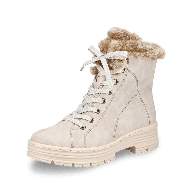 Reno Rieker Damen Stiefel hellbeige