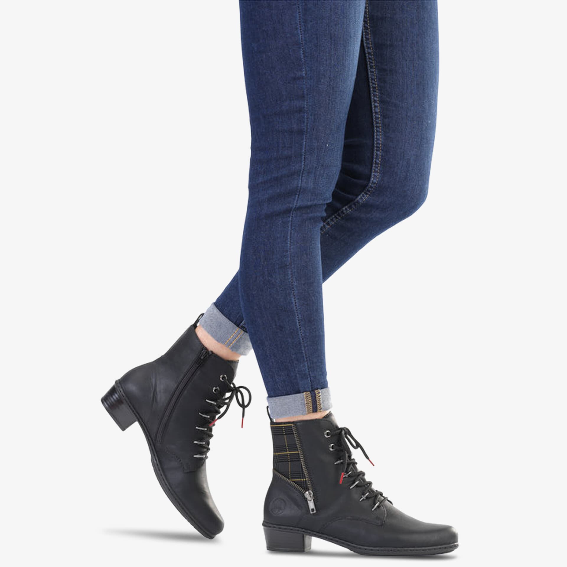 rieker Damen Schnürstiefeletten