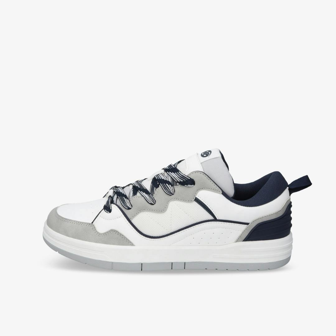 RENO Dockers Herren Sneaker weiß-grau-dunkelblau